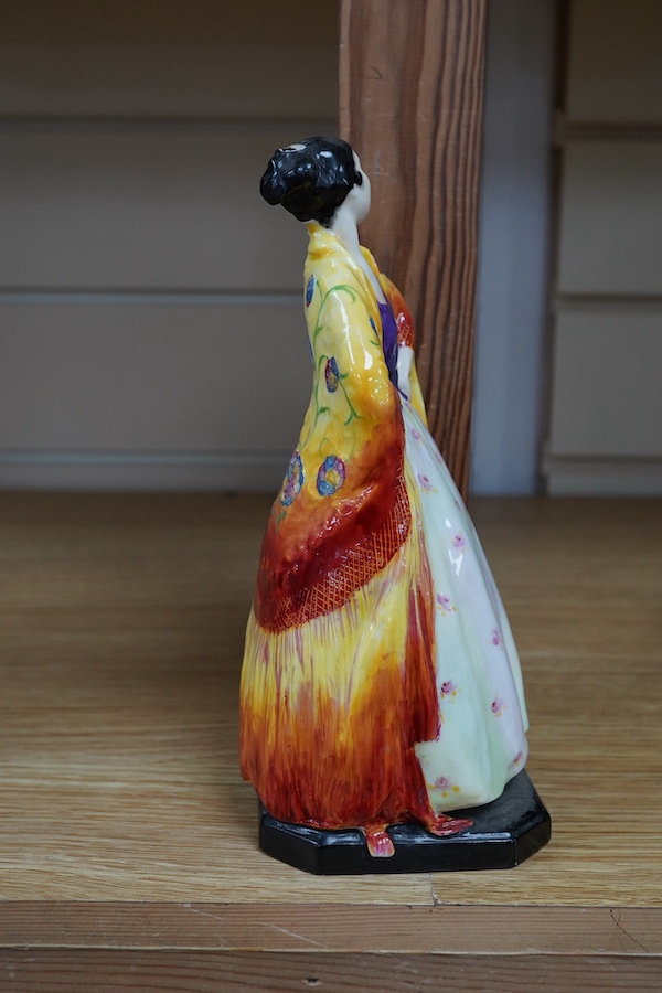 A Royal Worcester porcelain figure 'Argentina', modelled by Anne Acheson, model 2936, 19cm high. Condition - good